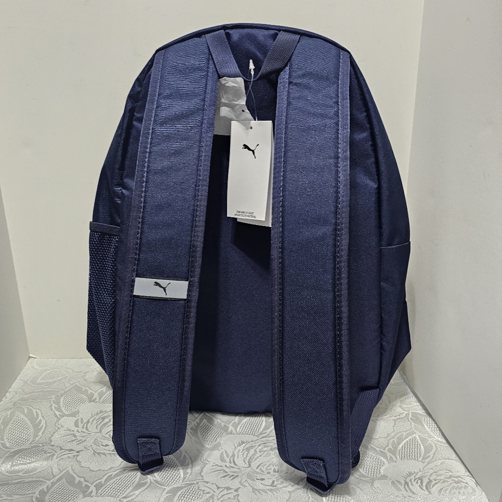 NWT Puma Navy Padded Shoulder Straps Backpack 091164 02 - Picture 7 of 7
